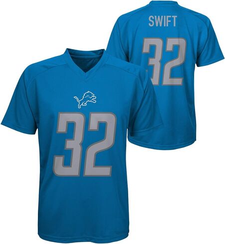D'Andre Swift Detroit Lions NFL Kids Youth 8-20 Blue Home Performance Player Jersey in Saudi Arabia