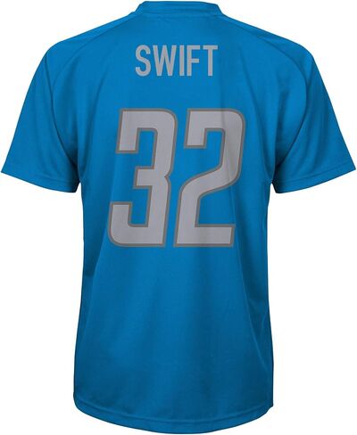 D'Andre Swift Detroit Lions NFL Kids Youth 8-20 Blue Home Performance Player Jersey in Saudi Arabia