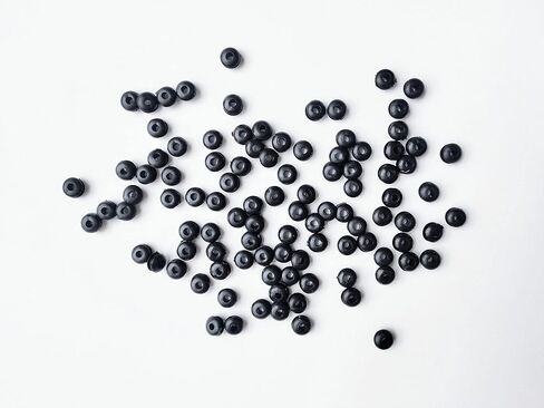 100 حزمة من Masmoc تناسب فتحات قطرها 1/4 بوصة - قابس فتحة حلقة مطاطية معرف 1/8 بوصة، حلقات مطاطية صناعية لحماية الأسلاك، حلقة توصيل جدار الحماية in Kuwait