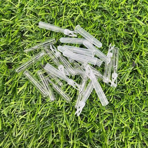 إدراج قارورة HPLC، 9-425 قارورة إدراج بلاستيكية تناسب قارورة عينة تلقائية 2 مل، إدراج بلاستيكي شفاف مع زنبرك بولي، حجم 250ul، 6 * 29 مم، حزمة من 100 in Kuwait