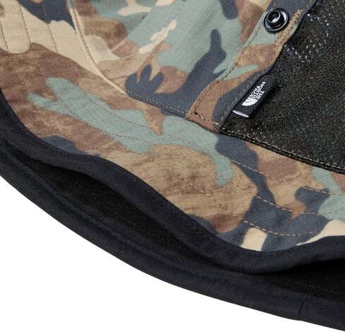 قبعة دلو ذات وجهين من الفئة V من THE NORTH FACE، طباعة مموهة من Kelp Tan TNF / أسود TNF، صغير/متوسط in Saudi Arabia