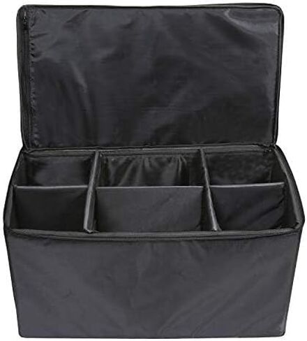 Car Seat Extender for Dogs - with Storage Compartment | Versatile Backseat and Captain Seat Bridge for Large and Small Pets, | Black Seat Platform Compatible with SUVs and Cars in Saudi Arabia