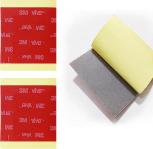 Heavy Duty Mounting Tape, 2Pcs Strong Double Sided Tape Automotive, Waterproof Adhesive Foam Tape for Outdoor Indoor, Picture Hanging Strips Sticky Tape for Wall, Crafts, Temperature Resistant in Kuwait