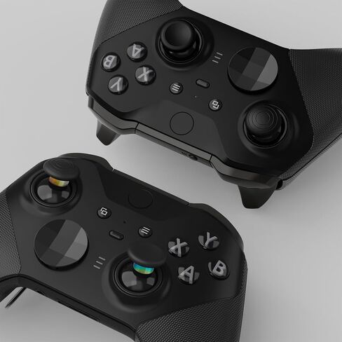 استبدال عصا التحكم المعدنية 6 في 1 من eXtremeRate لوحدة تحكم Xbox Elite Series 2، أجزاء ملحقات عصا التحكم المغناطيسية لوحدة التحكم Xbox Elite Series 2 الأساسية - قوس قزح معدني باللون الأزرق والأرجواني in Kuwait