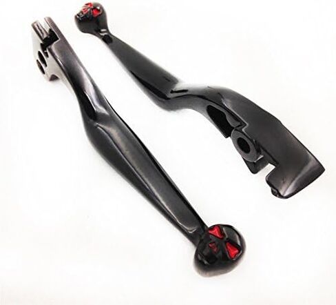 SMT-Chrome Brake Clutch Skull Hand Lever Compatible With Honda Shadow 600 750 1100 Magna 750 [B00RUE5CUW] in Kuwait