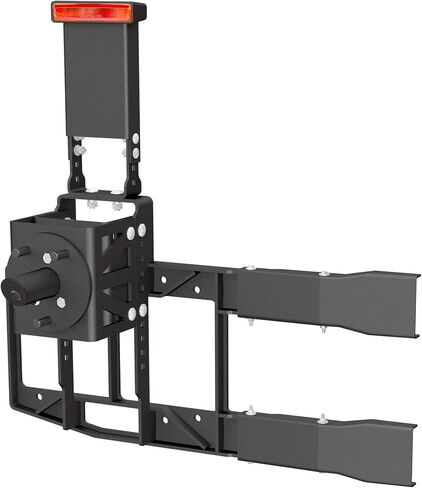 ARIES 2563001 Jeep Wrangler JL Heavy-Duty Adjustable Rear Door Spare Tire Carrier for Up to 37-Inch Wheels in Saudi Arabia