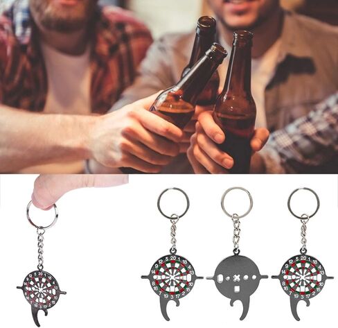 Alomejor 3pcs Multi Purpose Dart Tool, Keychain Dart Wrench Tool with Function of Bottle Opener Key Chain in Saudi Arabia