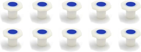 EISCO Stopper - Polypropylene - 24/29 Socket Size - 10 Pack in Saudi Arabia