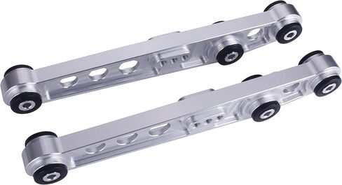 New 2pcs Sliver Al Rear Lower Control Arm Upgrade Performance Replacement Racing Kit fit 1994-2001 Acura Integra / 1992-1995 Honda Civic EG in Saudi Arabia