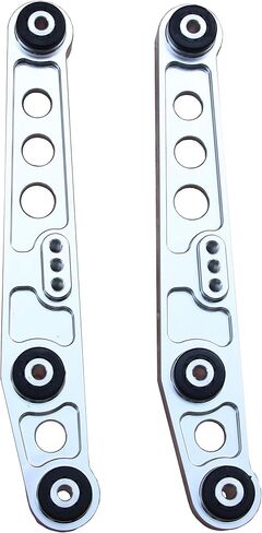 New 2pcs Sliver Al Rear Lower Control Arm Upgrade Performance Replacement Racing Kit fit 1994-2001 Acura Integra / 1992-1995 Honda Civic EG in Saudi Arabia