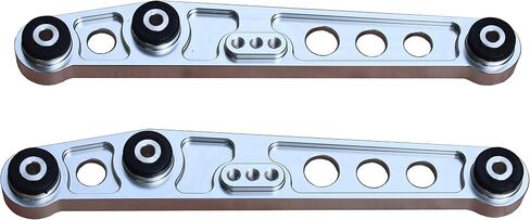 New 2pcs Sliver Al Rear Lower Control Arm Upgrade Performance Replacement Racing Kit fit 1994-2001 Acura Integra / 1992-1995 Honda Civic EG in Saudi Arabia