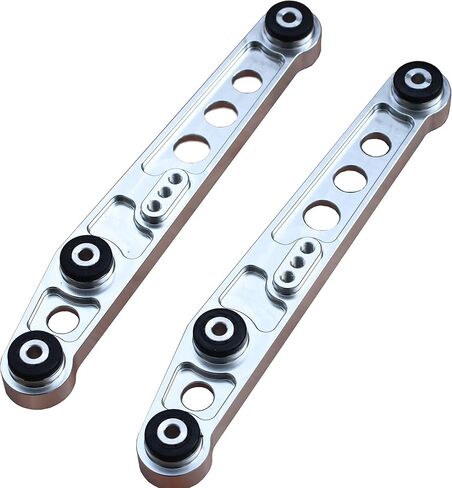 New 2pcs Sliver Al Rear Lower Control Arm Upgrade Performance Replacement Racing Kit fit 1994-2001 Acura Integra / 1992-1995 Honda Civic EG in Saudi Arabia