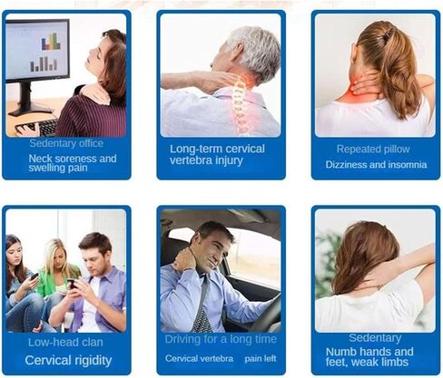 دعامة عنق الرحم، دعامة عنق الرحم لـ S-noring، دعامة الرقبة للنوم، رغوة ناعمة، دعامة الرقبة لدعم الرقبة للنساء والرجال، دعامة رقبة إسفنجية ناعمة، طوق عنق الرحم العالمي، رقبة قابلة للتعديل (أسود) in Kuwait