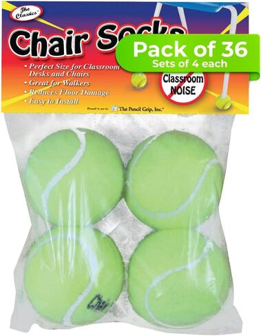 The Classics Chair Sox, Yellow, 4 Count (TPG-230) in Saudi Arabia