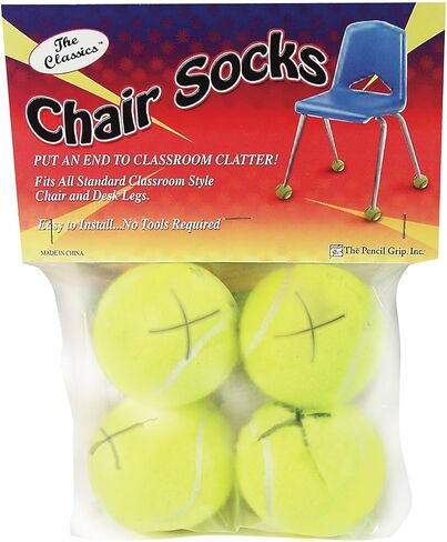 The Classics Chair Sox, Yellow, 4 Count (TPG-230) in Saudi Arabia