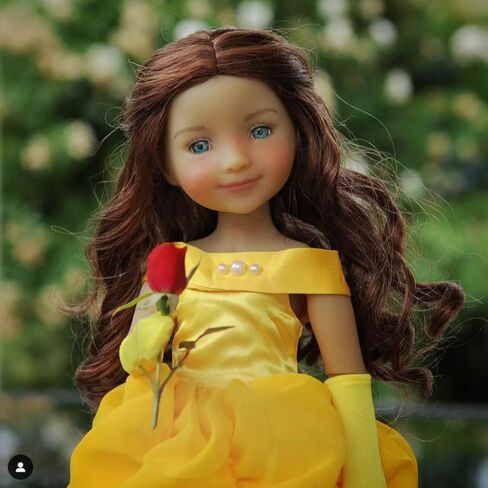 Emily Rose 14 Inch Doll Clothes - 5 PC 14" Doll Princess Costume Dress Ball Gown with Matching Gloves Doll Shoes Accessories! | Compatible with 14" Hard-Bodied Wellie Wishers Dolls in Saudi Arabia