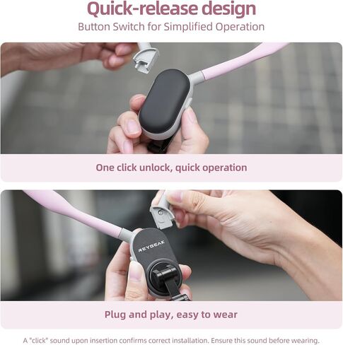 Magnetic Neck Phone Holder, Cell Phone Holder Around Neck POV/Vlog Selfie Mount Hand Free Phones Neck Holder Video Recording Chest Stand for iPhone 15 14 13 12 Pro Max Plus Mini (Grey) in Kuwait