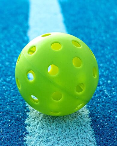 كرات بيكل بول الخارجية - معتمدة من الولايات المتحدة الأمريكية (USAPA) للعب في البطولات، 4/9 عبوات، أخضر نيون/أصفر، كرة منافسة 40 فتحة، هدايا مجداف كرة مخلل للمبتدئين والمحترفين in Kuwait