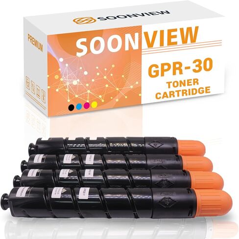 خرطوشة حبر GPR-30 مُعاد تصنيعها 2789B003AA 2793B003AA 2797B003AA 2801B003AA بديلة لطابعات Canon ImageRunner Advance C5045 C5051 C5250 C5255 Series (KCMY) in Kuwait