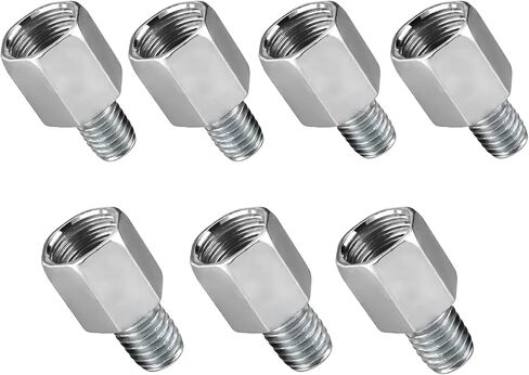 Motorcycle Mirror Mount Adapter 10mm to 10mm/8mm Standarad/Reverse Motorcycle Rear Mirror Adapter Threads in Saudi Arabia
