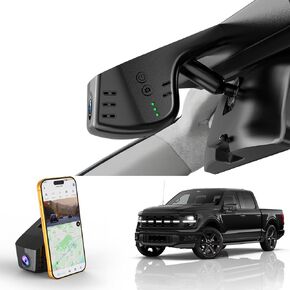 Front 4K Dash Cam fit for Ford F150 2018-2026 F250/F350/F450 Super Duty 2020-2026 XLT King Ranch Lariat Raptor Tremor Limited Platinum,OEM Dash Camera,2160P Video HDR,5.8G WiFi&APP,GPS,G-Sensor in Kuwait
