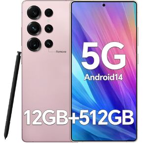 هواتف غير مقفلة F25 قلم مدمج، 12 جيجابايت + 512 جيجابايت (قابلة للتوسيع إلى 1 تيرابايت) هاتف خلوي غير مقفل، هاتف ذكي يعمل بنظام Android 14.0، بطارية طويلة 5000 مللي أمبير في الساعة، كاميرا 48+108 ميجابكسل، شاشة 6.9 بوصة عالية الدقة، بطاقة SIM مزدوجة/معرف  in Kuwait