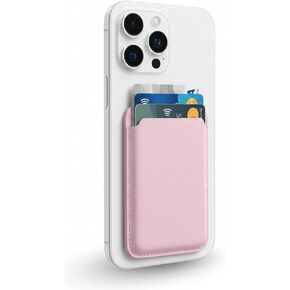 محفظة مغناطيسية لهاتف iPhone 17,16–12 وSamsung Galaxy S25–S22 - محفظة RFID - حامل بطاقات نحيف للغاية 5 للرجال والنساء - محفظة هاتف مغناطيسية من جلد البولي يوريثان الفاخر، أسود in Kuwait