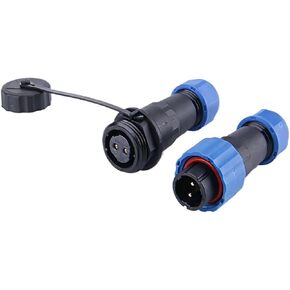 SP16 IP68 Waterproof Connector Male Plug & Female Socket 2/3/4/5/6/7/8/9 pin Wire Cable Connector Docking Aviation DIY You(SP16-5D) in Kuwait