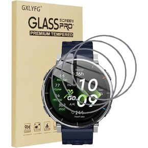 3 Pack Tempered Glass Screen Protectors Compatible with Amazfit Active 3 Premium,1.3 Inch Anti Scratch, Bubble Free, 9H Hardness in Saudi Arabia