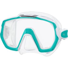 TUSA M-1003 Freedom Elite Scuba Diving Mask, Black/Rose Pink in Kuwait
