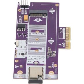 LICAEVEY PCIe 5.0 to M.2 NVMe Adapter Card, 128Gbps High Speed SSD Expansion Card with Remote Startup Wake Up Function, for Desktop PC Gaming Professional Server NAS in Saudi Arabia