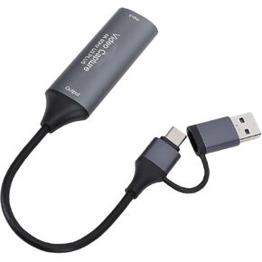 بطاقة فيديو LICAEVEY، 4K HD إلى USB C وبطاقة فيديو صوت USB 3.0 منخفضة الكمون مع التوصيل والتشغيل لمؤتمر تعليم الألعاب المتدفقة in Kuwait