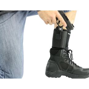 حافظة Ultimate Ankle Holster من ComfortTac، متوافقة مع Glock 42، 43، 36، 26، Smith and Wesson Bodyguard .380.38، Ruger LCP، LC9، Sig Sauer، وبنادق مماثلة in Kuwait