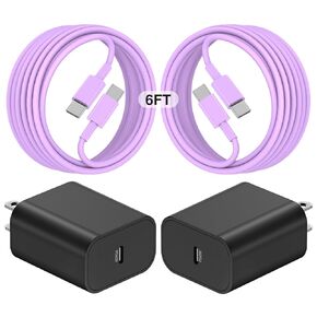 Super Fast Charger USB C for Samaung Galaxy S25+/S24+Ultra,6FT+10FT+10FT Samsung Type C Charger Fast Charging Cable,Long USB C Cord Android Phone Charger for Samsung Galaxy S25/S24/S23/S22/S21/S20 in Kuwait
