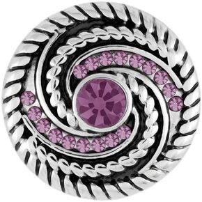 Ginger Snaps Flamingo, 20 Millimeter, Pink, Rhodium Plated, Women, Jewelry and Accessories in Kuwait