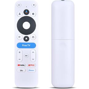 جهاز تحكم عن بعد بديل صوتي لجهاز بث onn 4K Pro/Plus (2024)، متوافق مع صندوق بث ONN Google TV 4K Pro/Plus (أبيض) in Kuwait