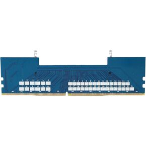 بطاقة محول ذاكرة DDR4 SODIMM إلى DIMM احترافية، محول موصل ذاكرة الوصول العشوائي المحمول مع حماية من التيار الزائد لأجهزة الكمبيوتر المكتبية لترقية ذاكرة الكمبيوتر المحمول in Kuwait