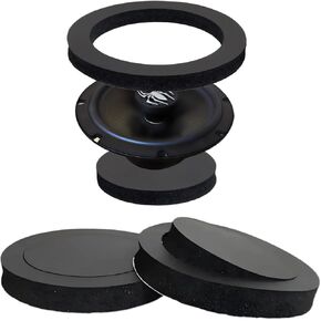2 Pcs 6.5 inch Speakers Foam Rings, 6.5"Foam Speaker Enhancer, High Rebound Sponge Blocker Self Adhesive in Kuwait