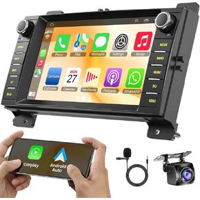 8Core Car Stereo for Jeep Grand Cherokee 2008-2013 & Dodge Durango 2011-2013, 4GB+64GB 7" Touch Screen Car Radio with Wireless Carplay Android Auto GPS Navigation FM Camera Bluetooth RDS Mirror Link in Kuwait