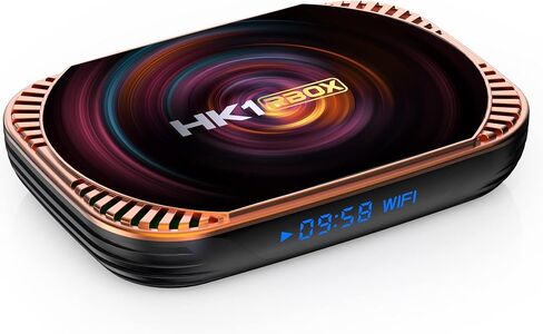 Amlogic S905X4 HK1 Box X4 Dual WiFi/BT4.0 Android 11.0 4GB RAM 64GB ROM Supports /8K/3D/H.265 1000M in Kuwait
