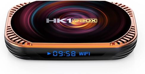 Amlogic S905X4 HK1 Box X4 Dual WiFi/BT4.0 Android 11.0 4GB RAM 64GB ROM Supports /8K/3D/H.265 1000M in Kuwait