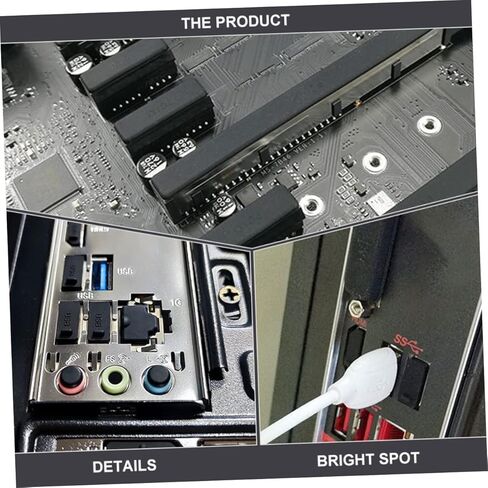 OSALADI 120pcs Silicone Plugs for Computer Motherboard USB Port Cover Easy to Use and Prevents Moisture and Accumulation Compatible Various Devices in Kuwait