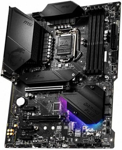 اللوحة الأم إم إس آي إم بي جي جيمنج بلس إنتل Z490 LGA 1200 ATX DDR4-SDRAM in Kuwait