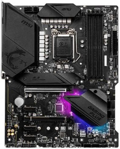اللوحة الأم إم إس آي إم بي جي جيمنج بلس إنتل Z490 LGA 1200 ATX DDR4-SDRAM in Kuwait