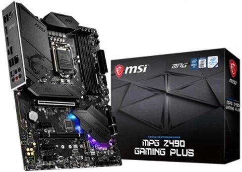 اللوحة الأم إم إس آي إم بي جي جيمنج بلس إنتل Z490 LGA 1200 ATX DDR4-SDRAM in Kuwait