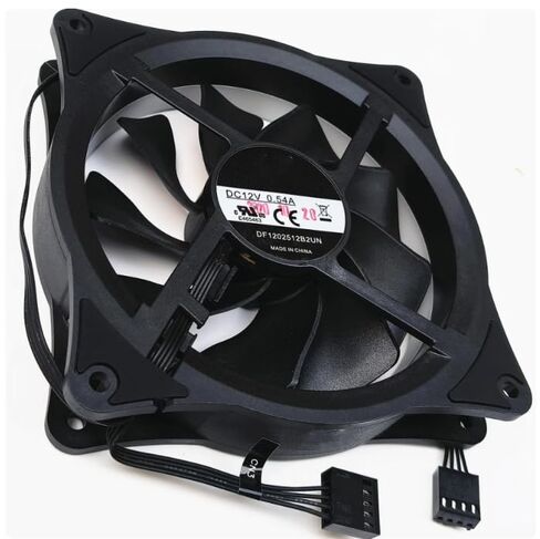 DF1202512B2UN 120X120X25MM 12V 0.54A Dual Colour Ball Cooling Fan in Kuwait
