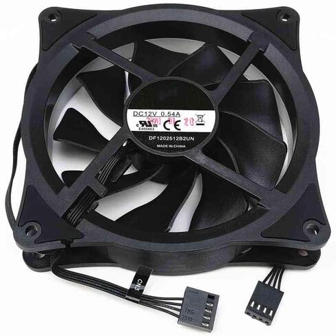 DF1202512B2UN 120X120X25MM 12V 0.54A Dual Colour Ball Cooling Fan in Kuwait