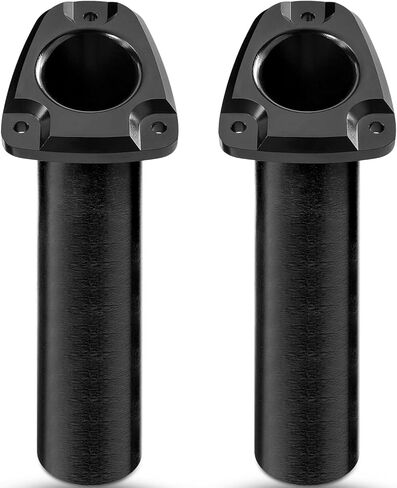 Young Marine Set of 2 Aluminium Heavy Duty Flush Mount 30 Degree Rod Holder for Fishing Boat, Black in Saudi Arabia