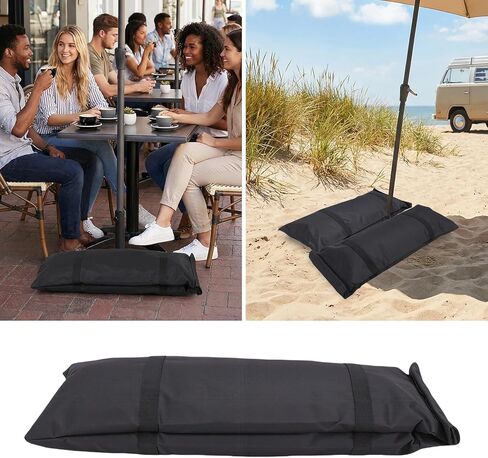 Umbrella Base Weight Sandbag, 50lbs Capacity Fillable Sand Bag, Double Nylon Thread Stitching Outdoor Furniture Weight for Patio & Garden in Kuwait