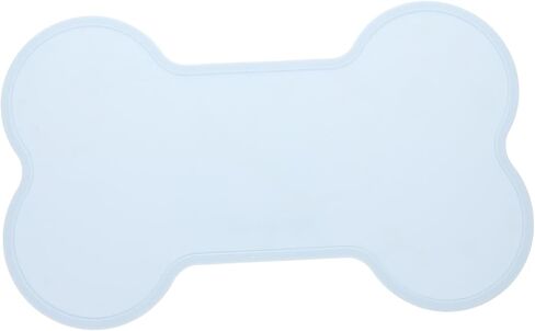 POPETPOP Pet Bowl Mat Silicone Dog Food Mat Silicone Pet Dog Cat Feeding Mat - Bone Shaped Table Mat Bowl Placemat for Dogs and Cats -Slip Feeding Mat Pad Water Bowl Mat Dog Bowls Mat in Saudi Arabia